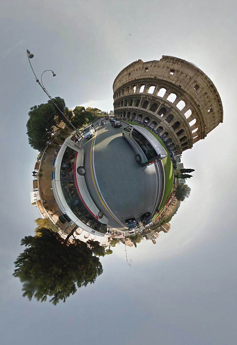 Small planet Roma Itālija... Autors: FINE Labākās viedtālruņu foto aplikācijas.