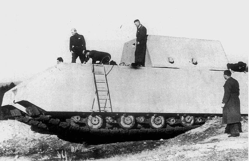 nbsp nbspVāciescaroniem... Autors: Mao Meow Maus – smagākais tanks, kāds jebkad uzbūvēts!