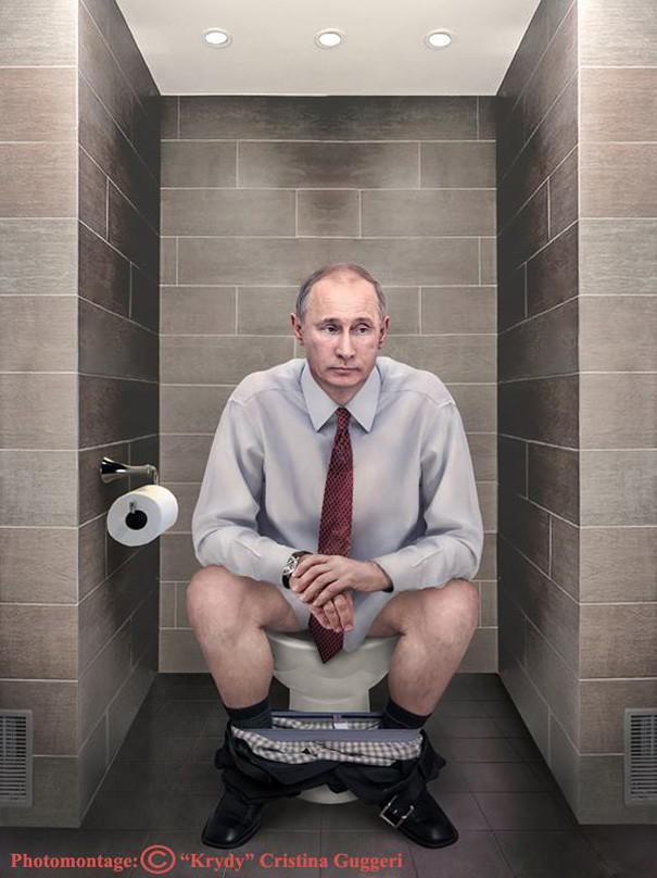 Vladimirs Putins Krievijas... Autors: Fosilija Pasaules valstu līderi arī iet uz podu