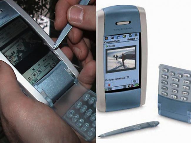 Sony Ericsson P800Scarono... Autors: Fosilija Kādus mobilos telefonus mēs lietojām 2004. gadā. Pagājuši 10 gadi!