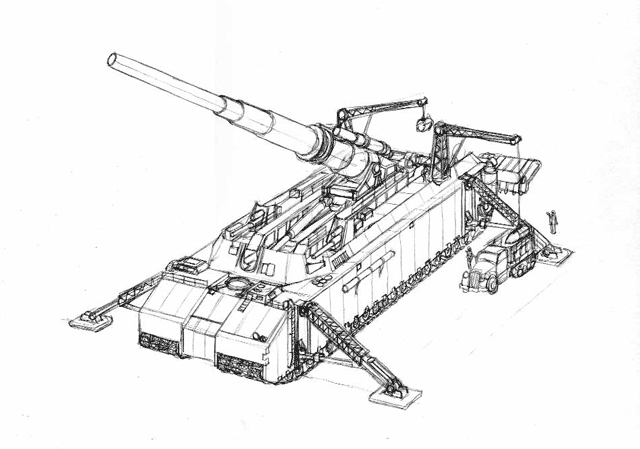 Sākumā mums jātiek skaidrība... Autors: LatvianGames Landkreuzer P. 1500 Monster - artilērijas sistēma kas sagrautu jebko