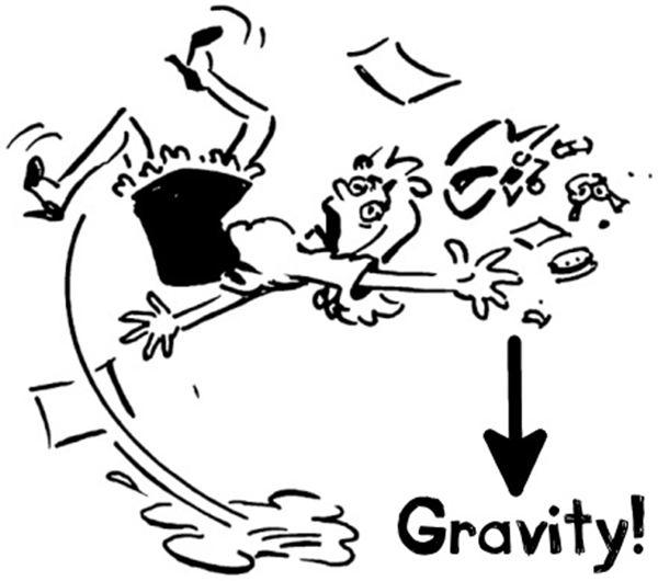  Autors: Fosilija Ar gravitāciju saistīti dažādi jociņi