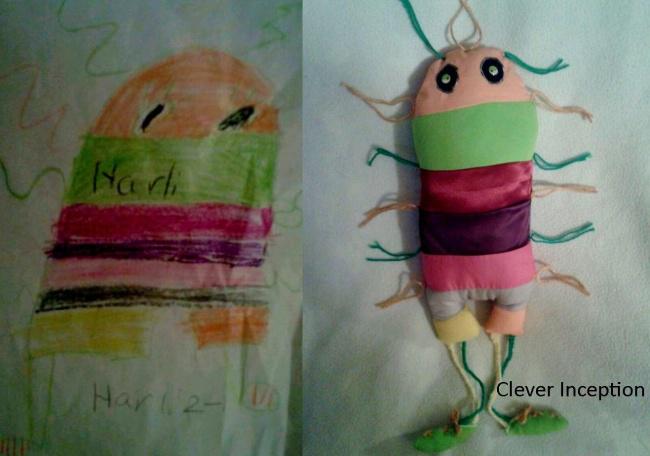 Hārlijs 2 gadi Autors: MazAa888 Pēc bērnu zīmējumiem veidotas rotaļlietas