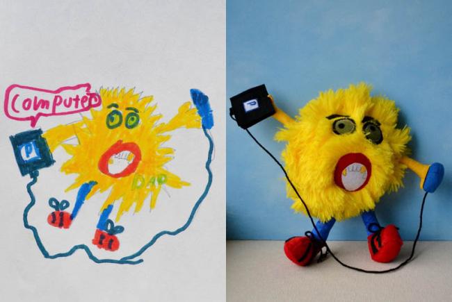 Rojs 4 gadi Autors: MazAa888 Pēc bērnu zīmējumiem veidotas rotaļlietas