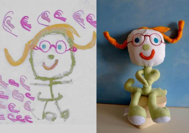 Sendija 5 gadi Autors: MazAa888 Pēc bērnu zīmējumiem veidotas rotaļlietas