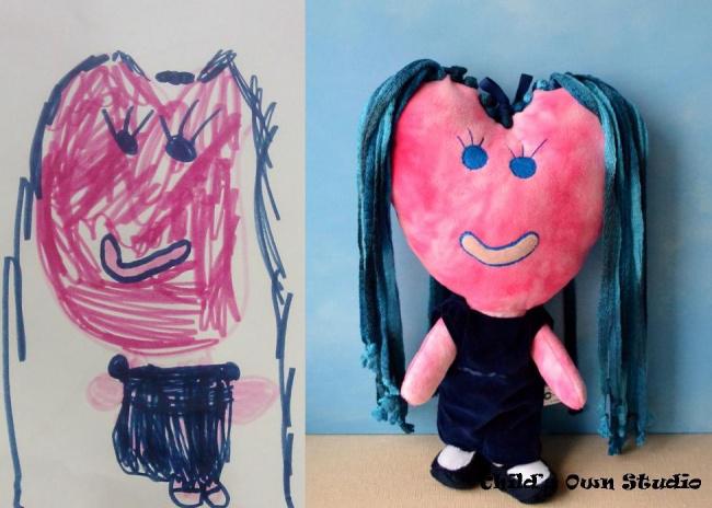 Makenzija 5 gadi Autors: MazAa888 Pēc bērnu zīmējumiem veidotas rotaļlietas
