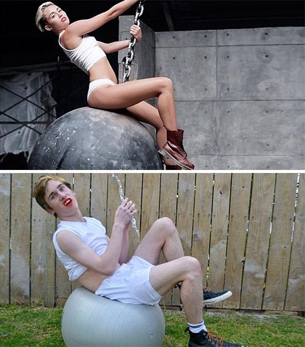 Miley Cyrus Autors: Trakais Jēgers 17 gadīgs jaunietis imitē slavenības