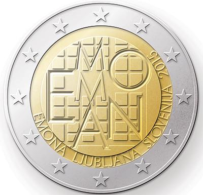 Emona ir sens ciemats kuru... Autors: KASHPO24 Slovēnijas eiro monētas