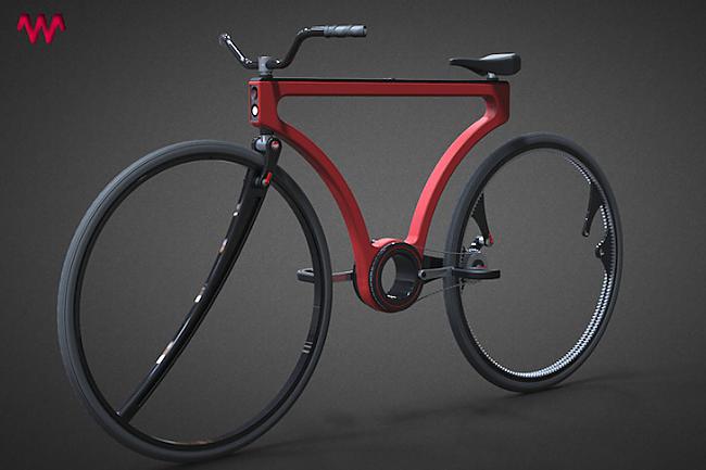 Jaunais ritenis ir veidots... Autors: KixDubstep Spāņu dizaineris izveido jauna veida riteni!