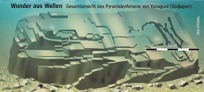 Galvenā iezīme ir... Autors: Fosilija Yonaguni Monument - zemūdens noslēpums