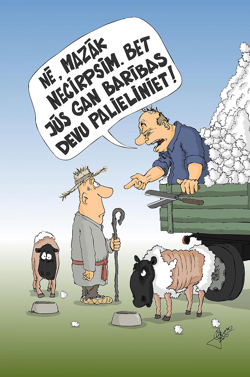 Parakstot autogrāfus Deivids... Autors: karikaturistilv Biski ierēcam.