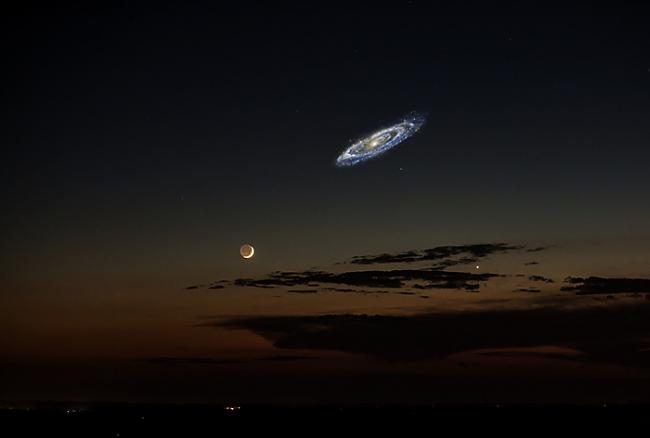 Ja Andromēdas galaktika būtu... Autors: Prāta Darbnīca Episkas bildes ar nelielu zinātnes piešprici