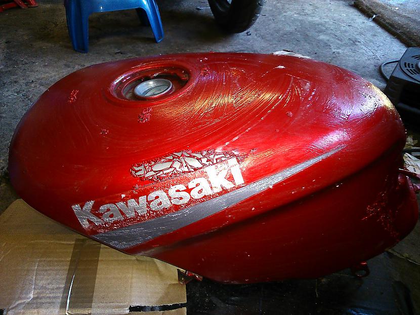 Čaukstēdams nāk nost Autors: katobek Project Kawasaki GPZ500S