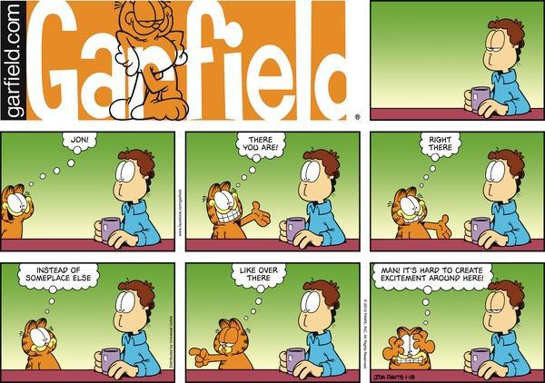  Autors: bombongs Garfield komiksi, angliski.