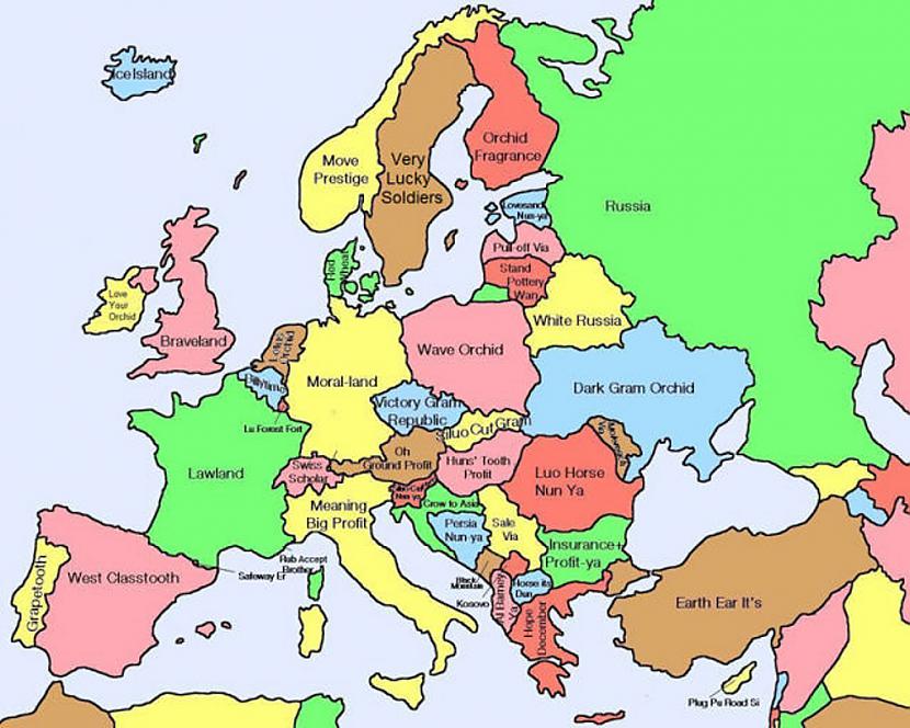 Kā literāli tiescaroni... Autors: Jocins Spocins Dažādi fakti par pasauli attēloti interesantās kartēs!