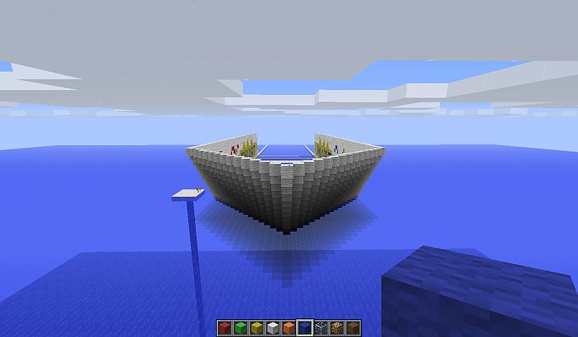 Tā nu pagaidām izskatās bet... Autors: YOLO MAN Minecraft kuģis: Baltic King (1.6.4) (1. daļa)