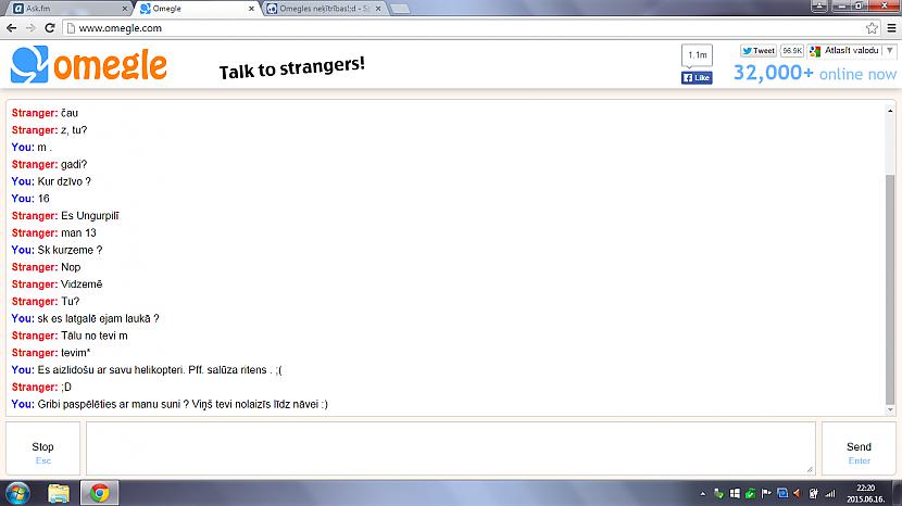 Tā viss sākas Un gandrīz jau... Autors: zonde2 Omegle