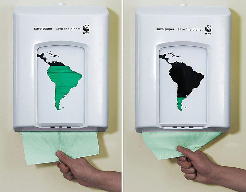 Taupi papīru glāb planētu Autors: sfinksa Reklāmas, kas liek aizdomāties