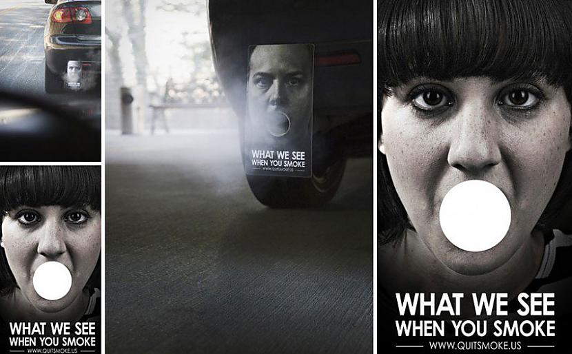 Pretsmēķēscaronanas kampaņa ... Autors: sfinksa Reklāmas, kas liek aizdomāties