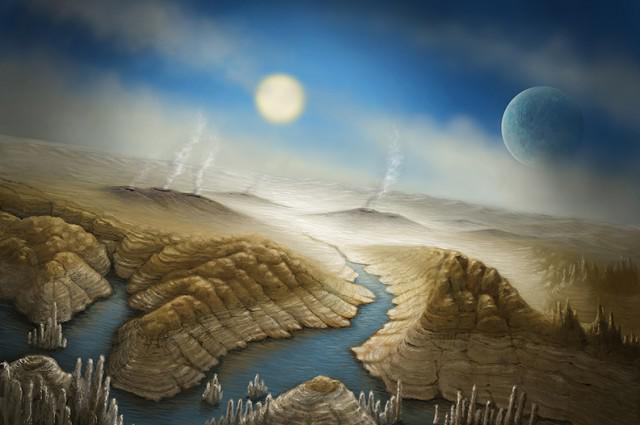 Uz jaunatklātās planētas ir ... Autors: ghost07 Atrasta pirmā Zemei līdzīgā planēta, uz kuras ir dzīvība