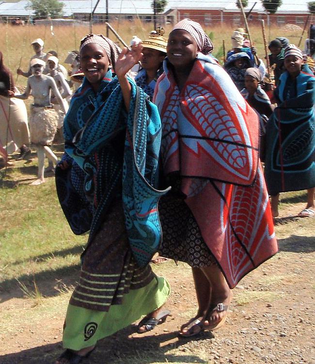 Lesoto sievietes Autors: Sulīgais Mandarīns Lesoto - augstākā valsts pasaulē