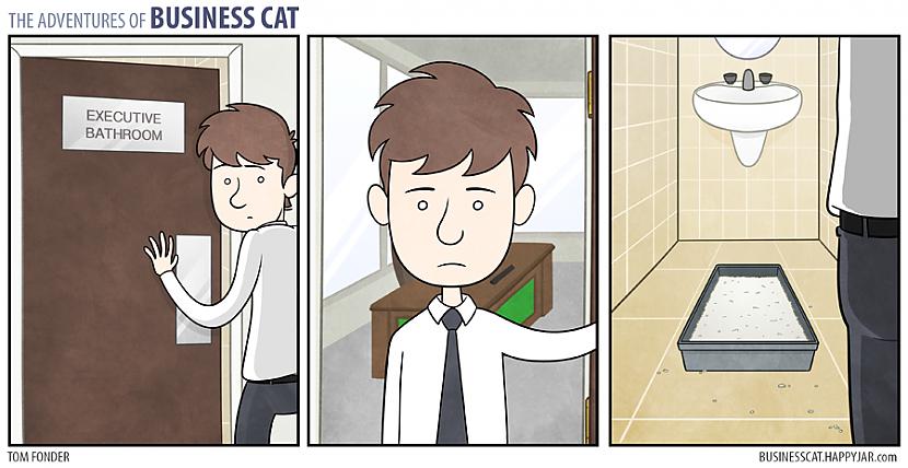  Autors: Fosilija Business cat komiksi eng