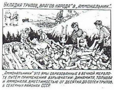Vēlviens veids kā apglabāt... Autors: sancisj Šausminoši zīmējumi no Gulagas nometnēm.