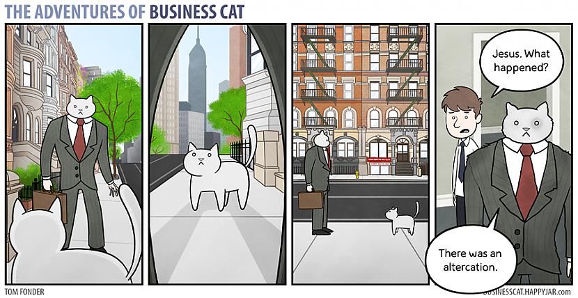  Autors: Fosilija Business cat komiksi eng #2