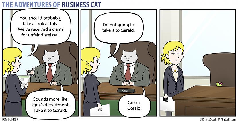  Autors: Fosilija Business cat komiksi eng #2