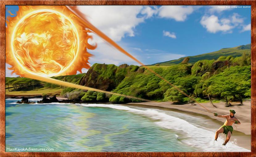 Maui bija Polinēziescaronu... Autors: Muujabele Saules Dievu mitoloģija