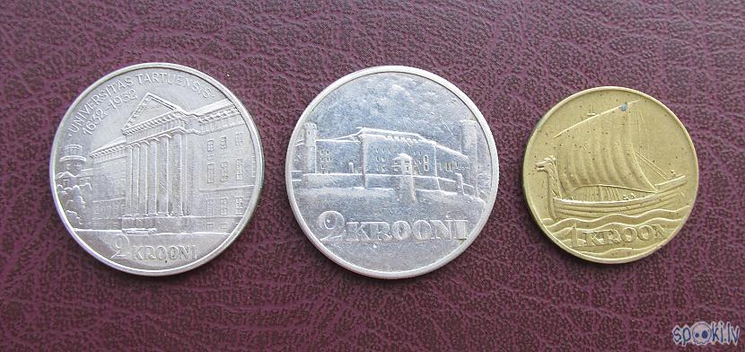 2 kronu monētas tika kaltas no... Autors: pyrathe Mana kolekcija: pirmskara Igaunijas un Lietuvas monētas