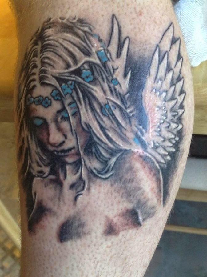 Eņģeļi  nbspEņģeļa attēls uz... Autors: guntele000 Tetovējumu skaidrojumi,nozīmes .