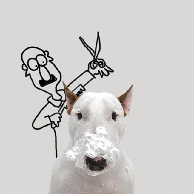  Autors: Tarhūns Suns, marķieris un baltā siena!