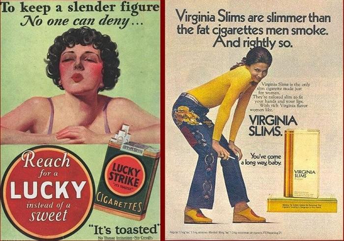 2 Virgina SlimsCigarescaronu... Autors: Lords Lanselots Reklāmas, kuru publicēšanu mūsdienās noteikti nepieļautu!!!