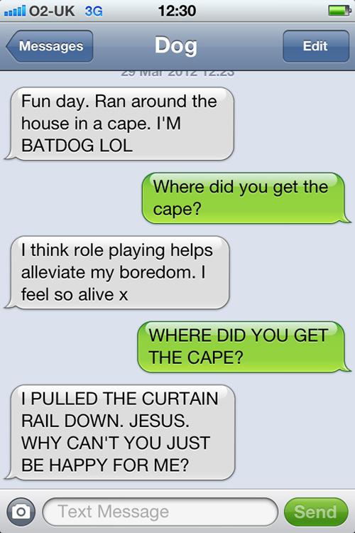  Autors: elipsys Kā būtu, ja suņi mācētu rakstīt SMS!