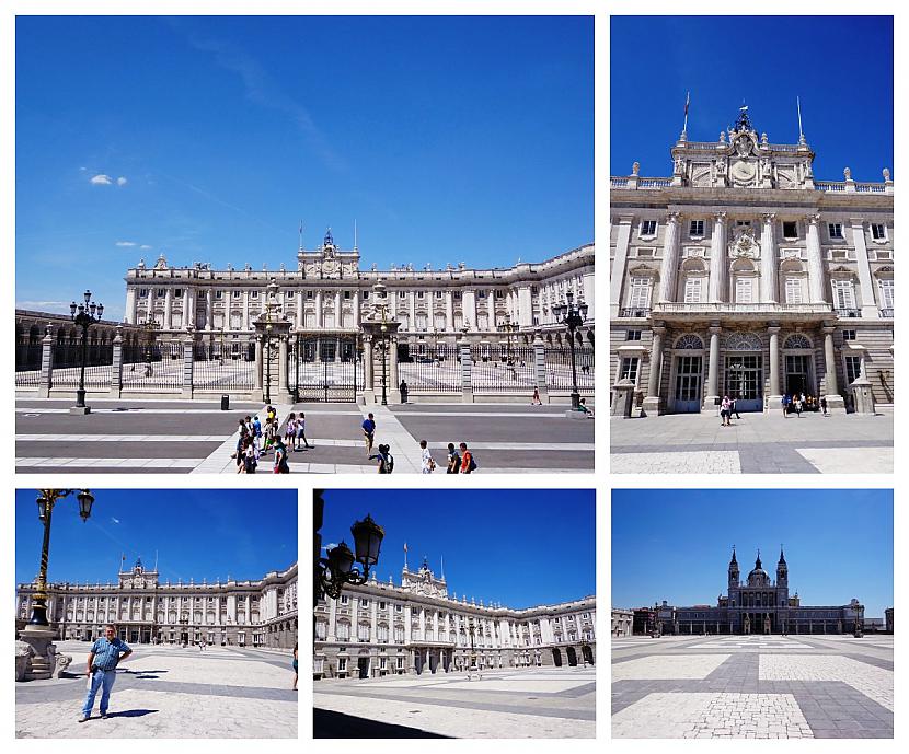 Pie karaļa pils ieejas... Autors: Pēteris Vēciņš Vecā labā Madride. Spānijas citadele Madride 1. daļa.