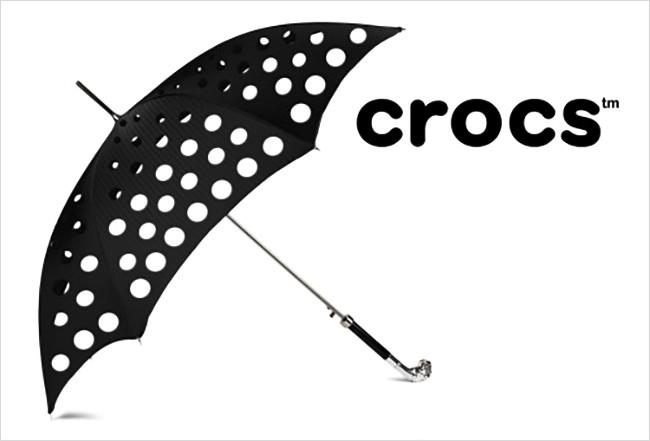 Crocs lietussargs ar caurumiem Autors: Zozeebo 30 ironiski zīmolu produkti