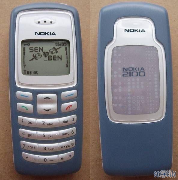 Nokia 2100Stilīgs... Autors: skudruucisz Es un mobilie telefoni