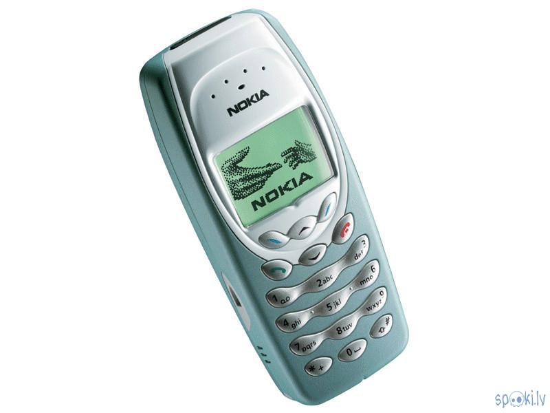 Nokia 3410Tāda uzlabota 3310... Autors: skudruucisz Es un mobilie telefoni