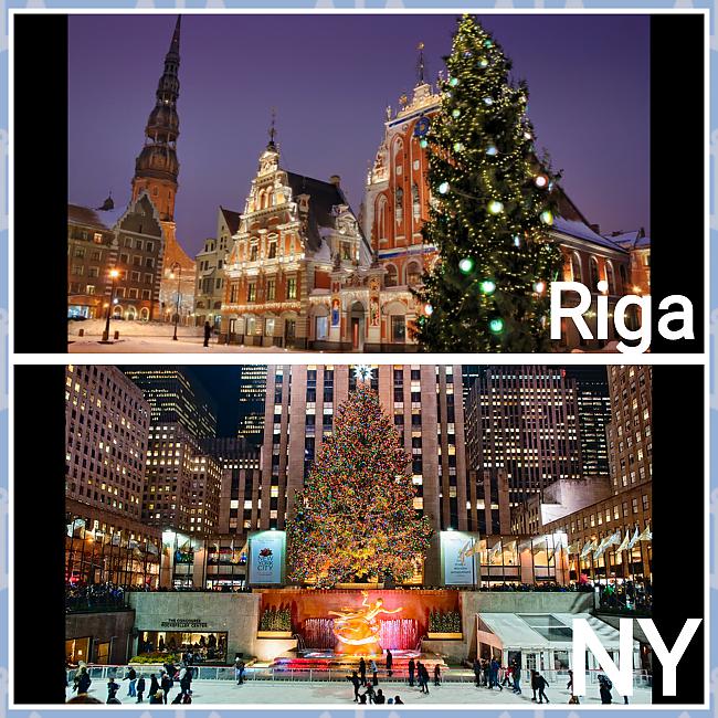 Ņujorka vs Rīga ziemassvētku... Autors: ghost07 Rīga vs Ņujorka (Salīdzinājums)