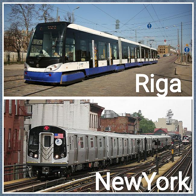 Ņujorkas metro vilciens vs... Autors: ghost07 Rīga vs Ņujorka (Salīdzinājums)