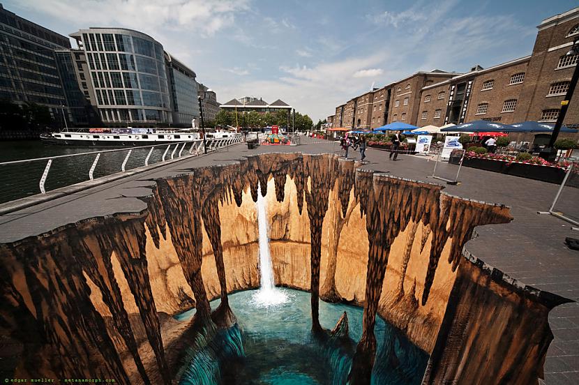  Autors: Fosilija 3D Ilūzijas ielu māksla