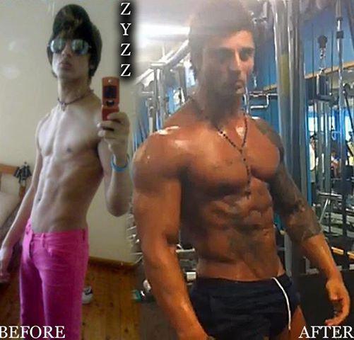 Pirms savas nāves Zyzz paguva... Autors: rezidents Zyzz Legacy