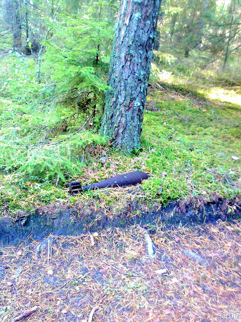 Tātad scaronis objekts ko... Autors: Testu vecis Baiss atradums kādā Kurzemes mežā
