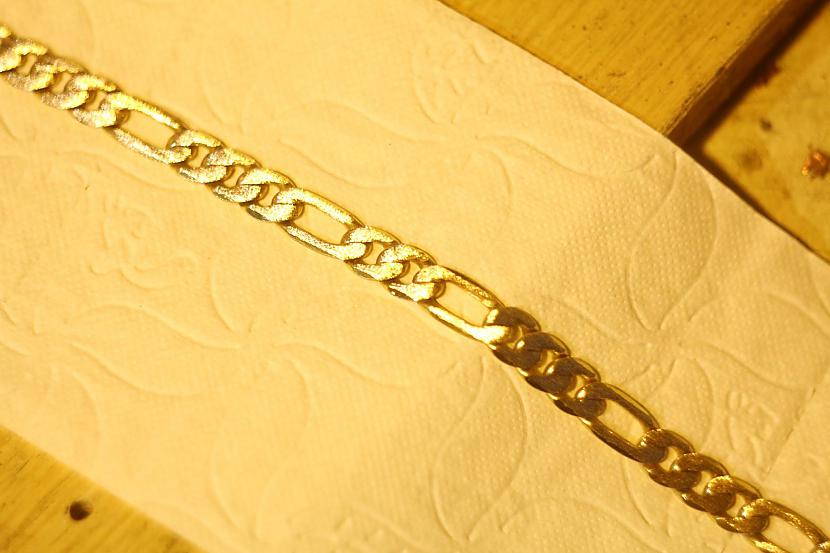 apstrādāju ar smilscaronpapīru... Autors: KrisRapsAkmens Pārtaisīju klasisko figaro zelta ķēdi