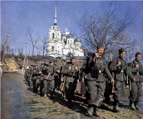 Vērmahta karavīri Krievijā Autors: KrisjanisOzols Samērā retas otrā pasaules kara bildes.