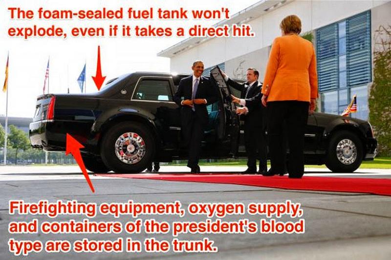 Ar putām aizklātā degvielas... Autors: Geimeris Ar kādu auto pārvietojas Baraks Obama?