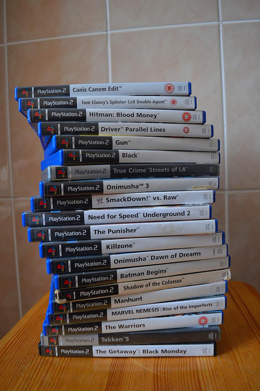 Pusi no scaronīm spēlēm es... Autors: Hank Moody Mana spēļu kolekcija! PS2