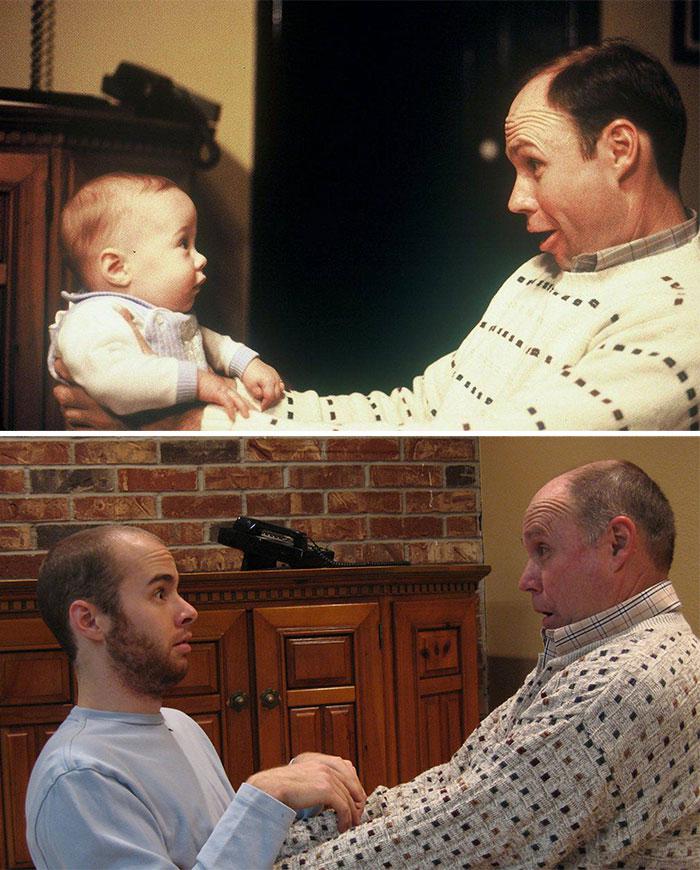 Tēvs ar dēlu pēc 29 gadiem Autors: Geimeris Kāds tu izskatīsies nākotnē?