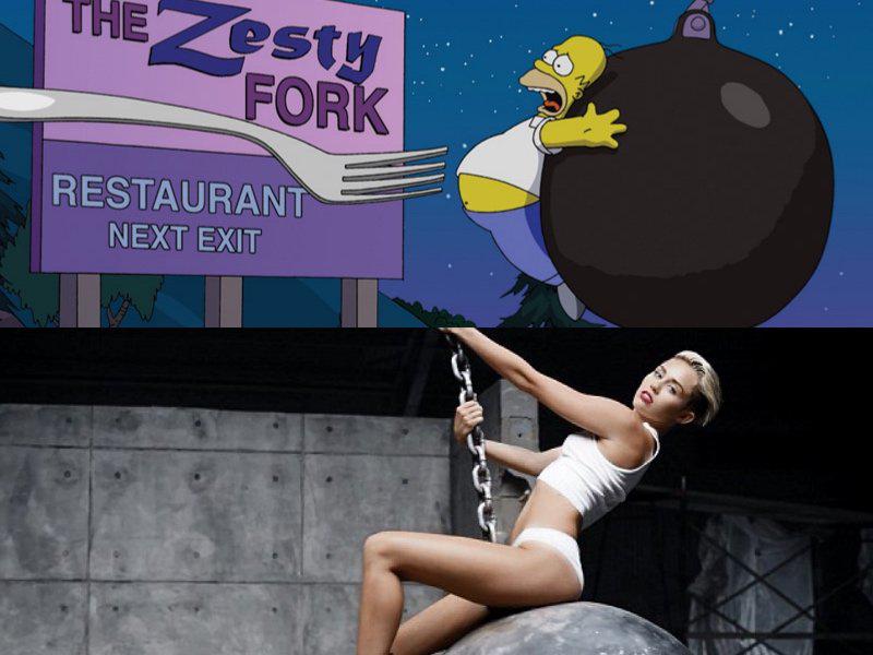 Miley Cyrus... Autors: Lestets Ko pareģoja Simpsonos?